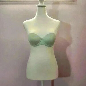 Victoria's Secret New Strapless Mint Push Up Bra 32B